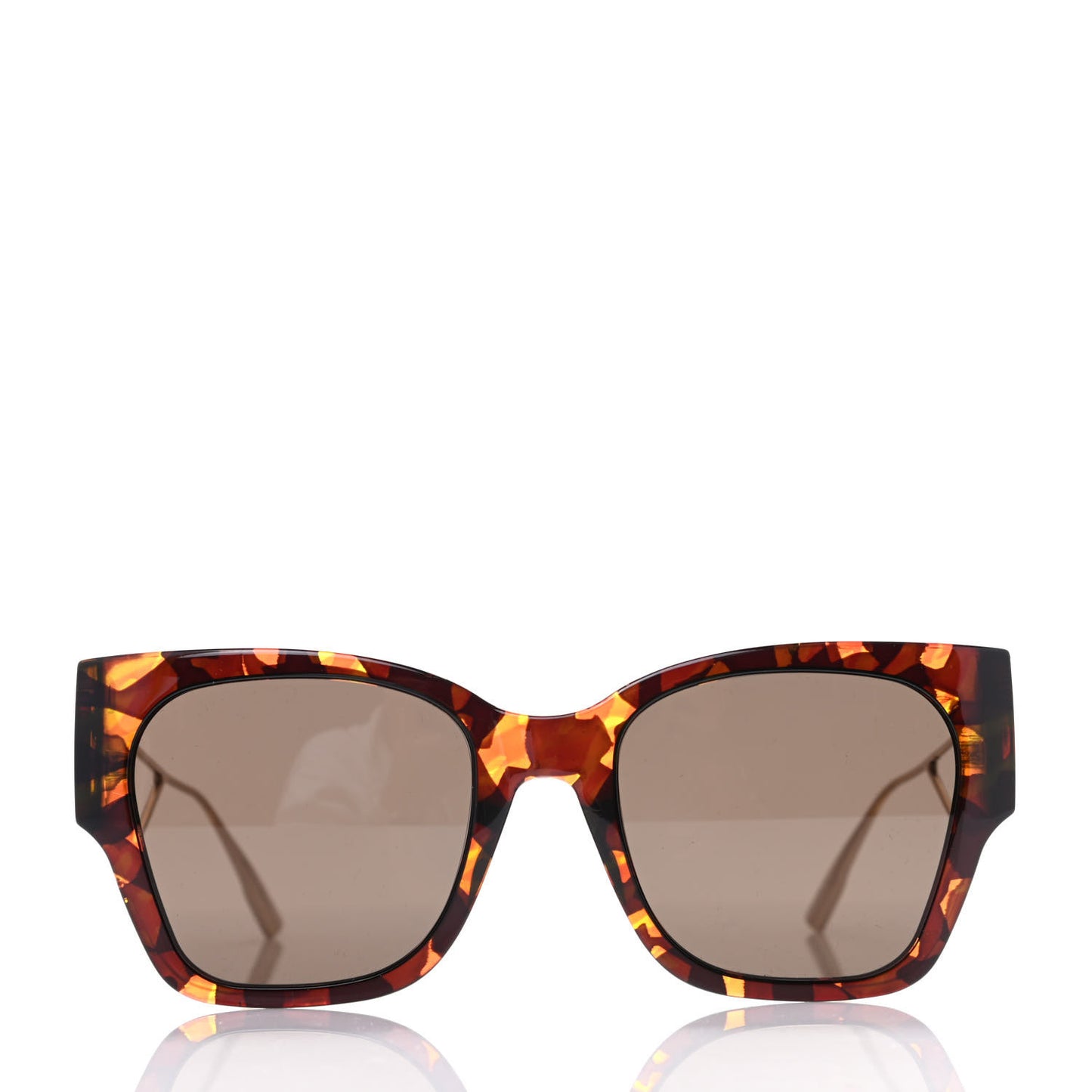Rectangular 30 Montaigne 1 Sunglasses Tortoise