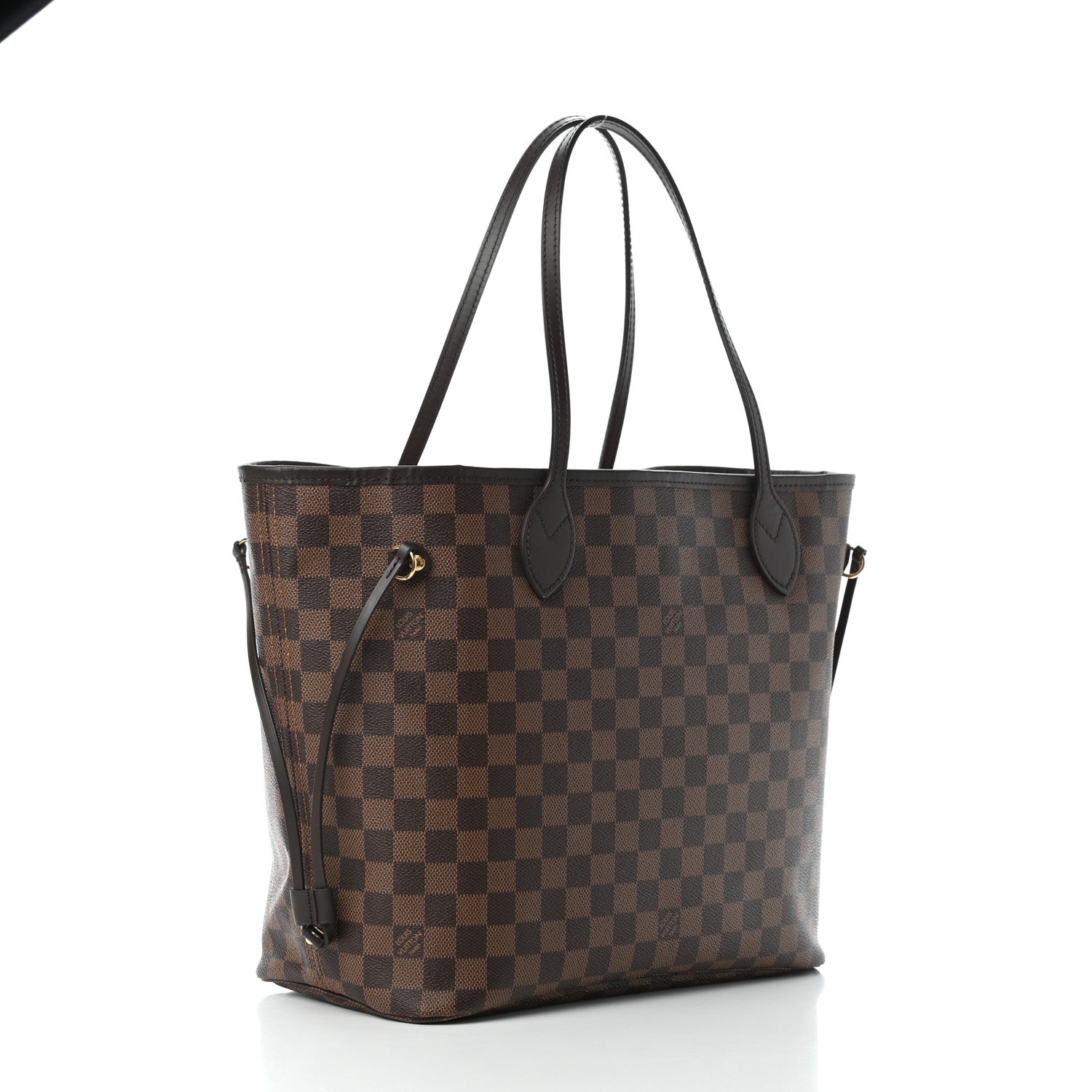 Louis Vuitton Damier Ebene Neo Neverfull MM Rose Ballerine 3 of 9