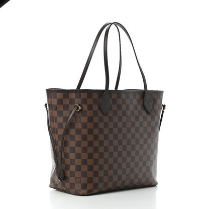 Louis Vuitton Damier Ebene Neo Neverfull MM Rose Ballerine 3 of 9
