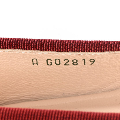 Chanel Lambskin CC Cap Toe Ballerina Flats 38.5 Red Black 9 of 9