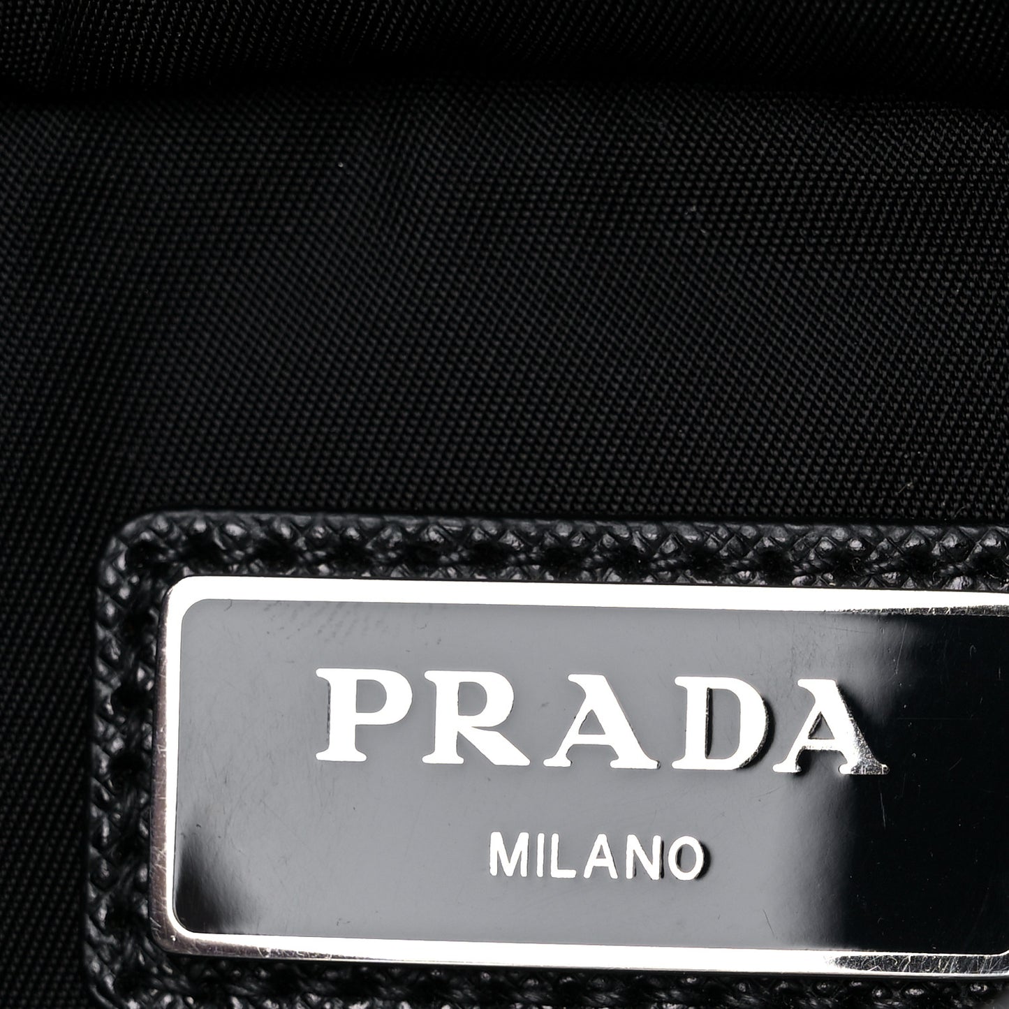 Tessuto Nylon Montagna Belt Bag Black