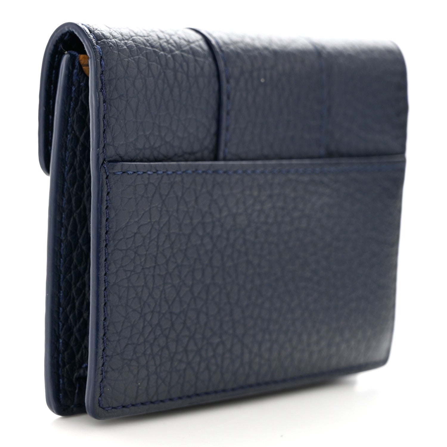 Delvaux Grained Bullskin Presse Card Case Navy 3 of 7