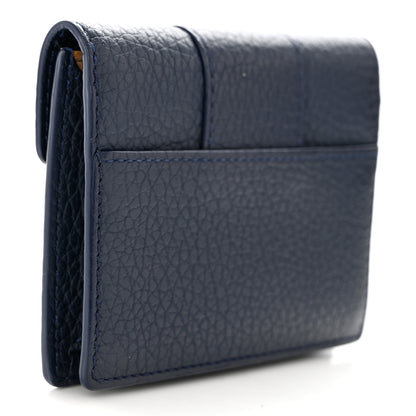 Delvaux Grained Bullskin Presse Card Case Navy 3 of 7