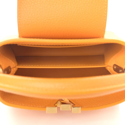 Louis Vuitton Taurillon Mini Capucines Sunbeam Yellow 5 of 10