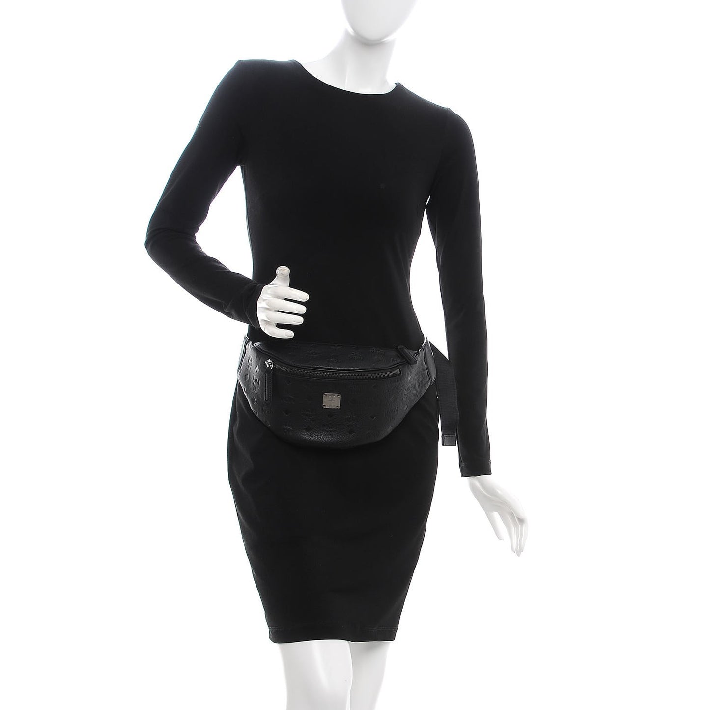 Calfskin Ottomar Monogram Belt Bag Black