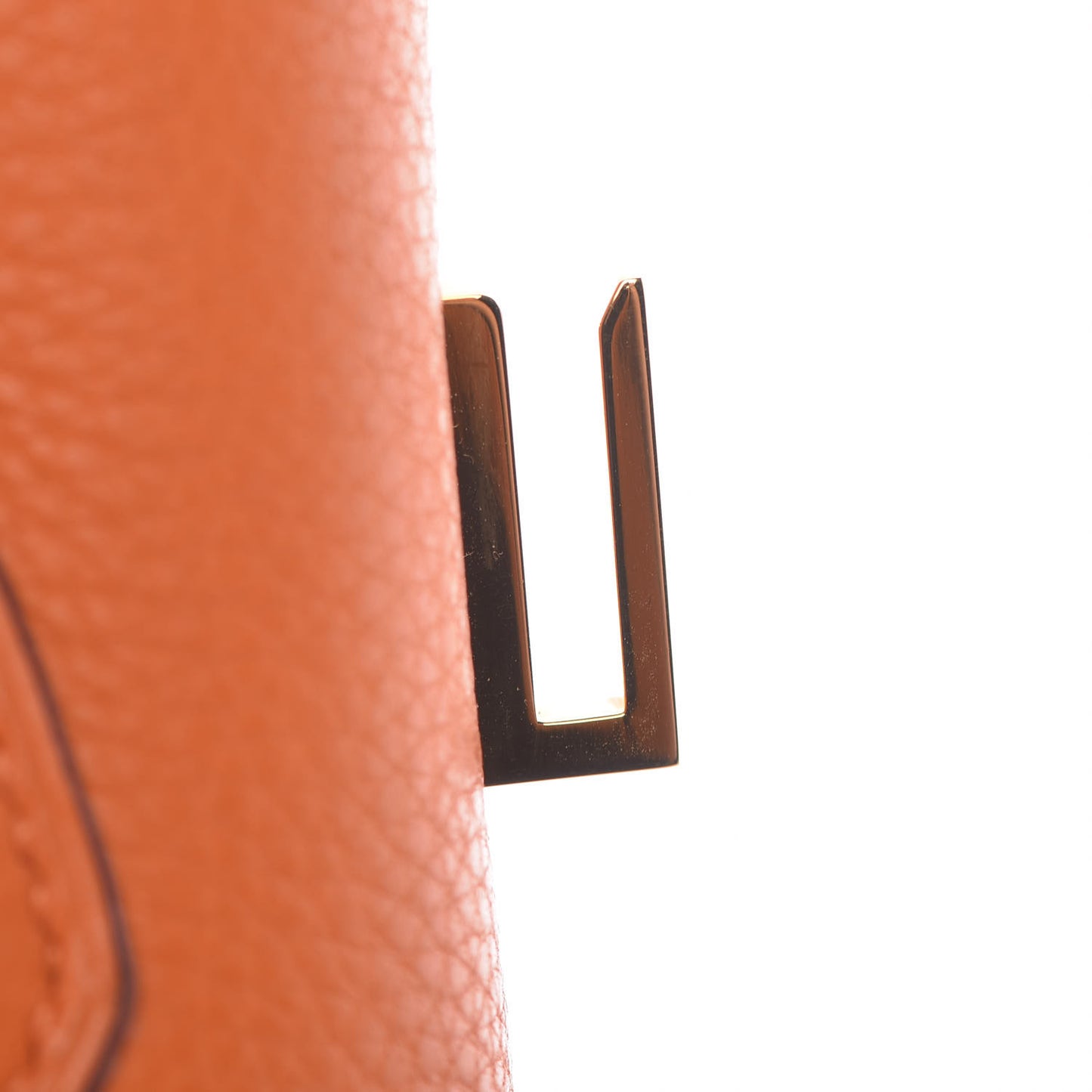 Taurillon Clemence Birkin 35 Orange