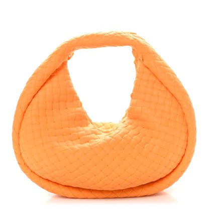 Bottega Veneta Rubber Intreccio Padded Mini Jodie Tangerine 1 of 9
