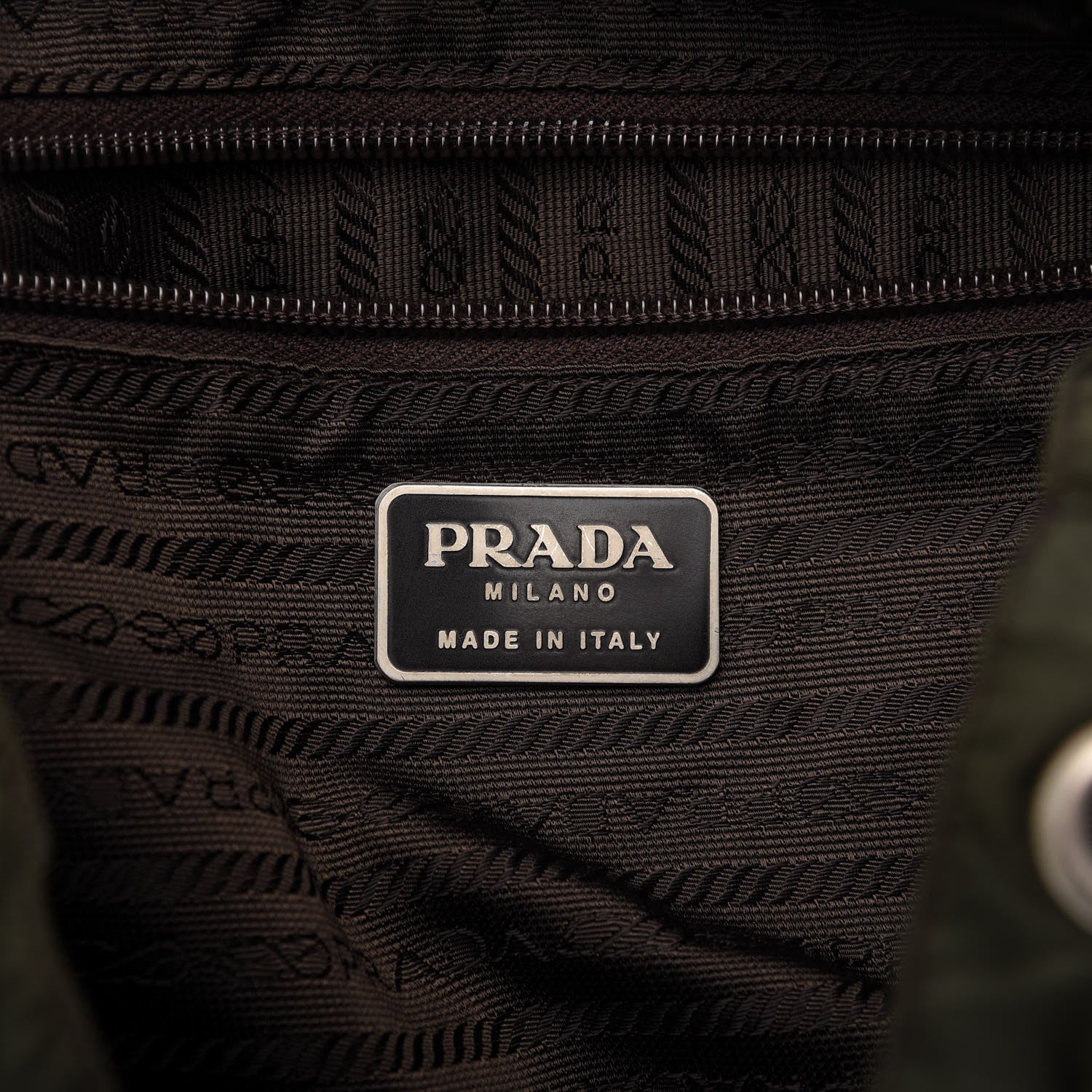 Prada Nylon Vela Large Backpack Ebano 8 of 10