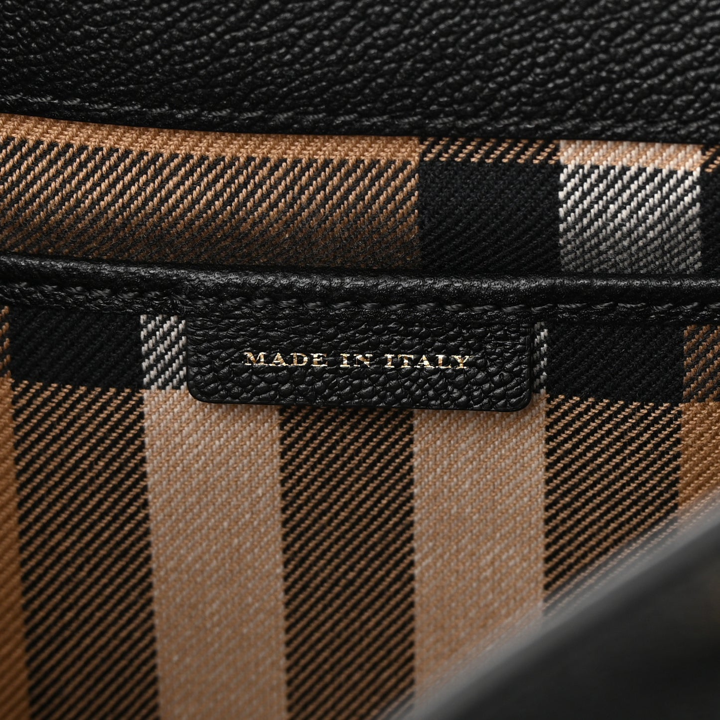 Soft Grain Calfskin Medium Buckle Tote Black