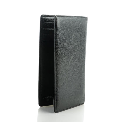 Chanel Goatskin CC Yen Wallet Black 3 of 8