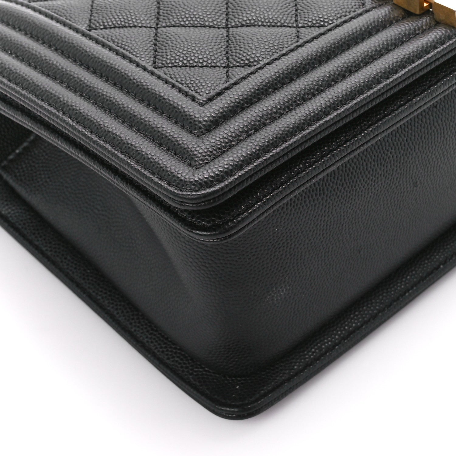 Chanel Caviar Quilted Medium Boy Flap Black 9 of 11
