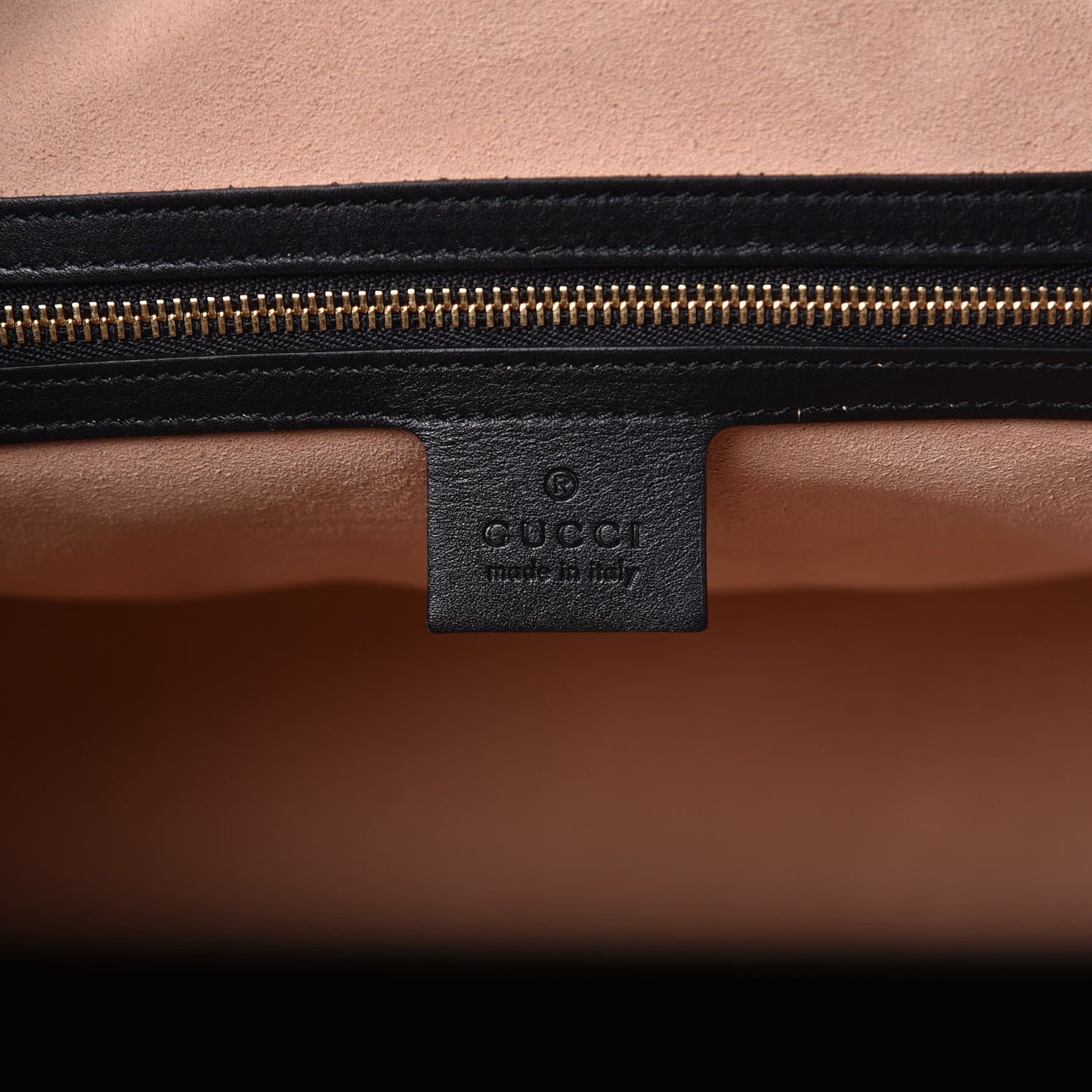 Apollo Calfskin GG Dadini Embroidered Chain Shoulder Tote Black