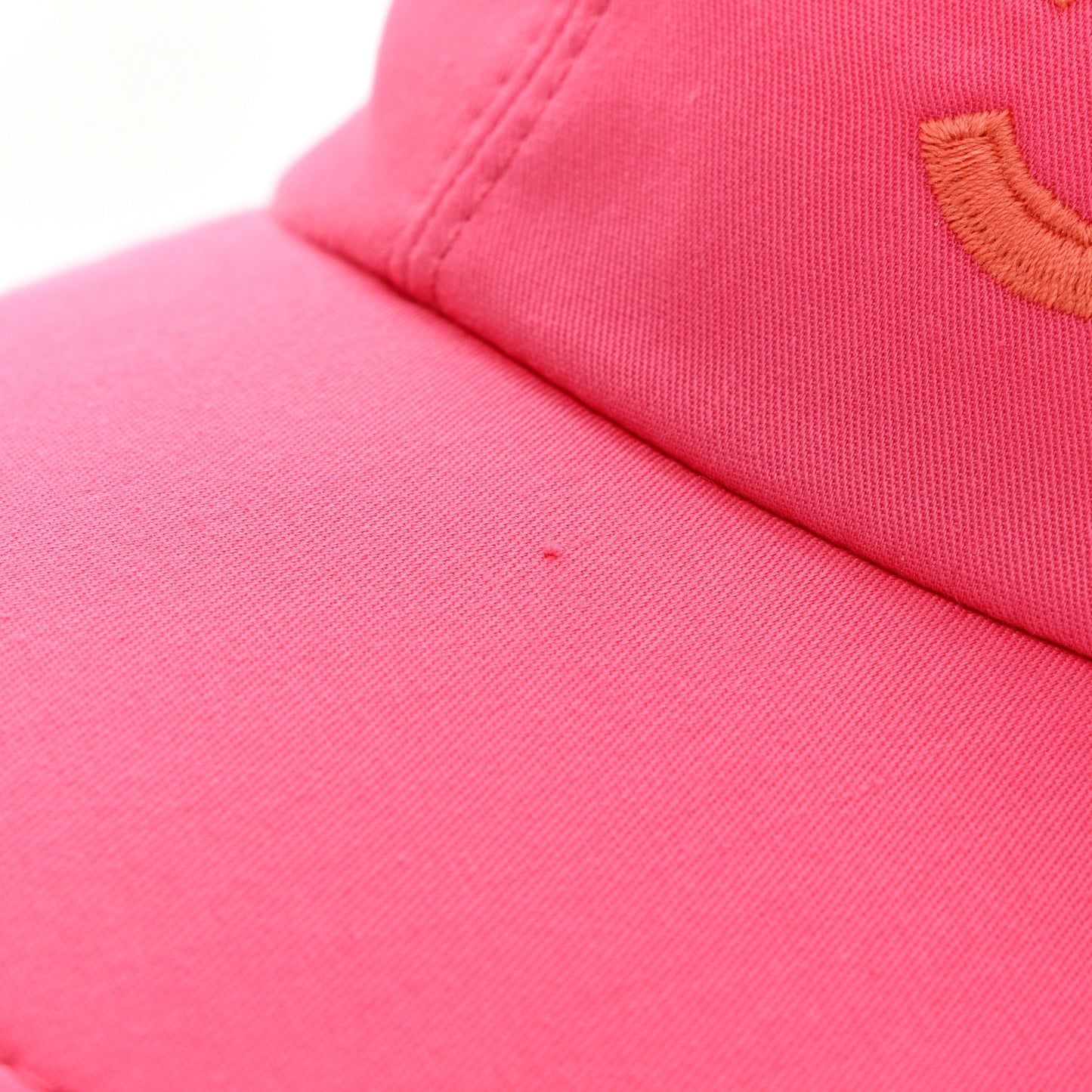 Cotton CC Cap Hat Fuchsia Orange