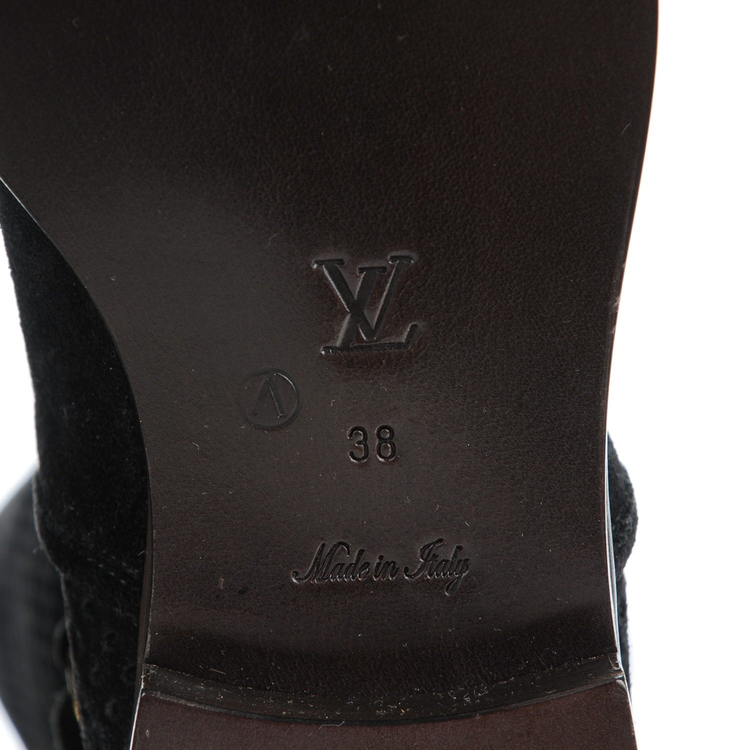 Louis Vuitton Suede Perforated Free Ride High Boots 38 Black 6 of 9