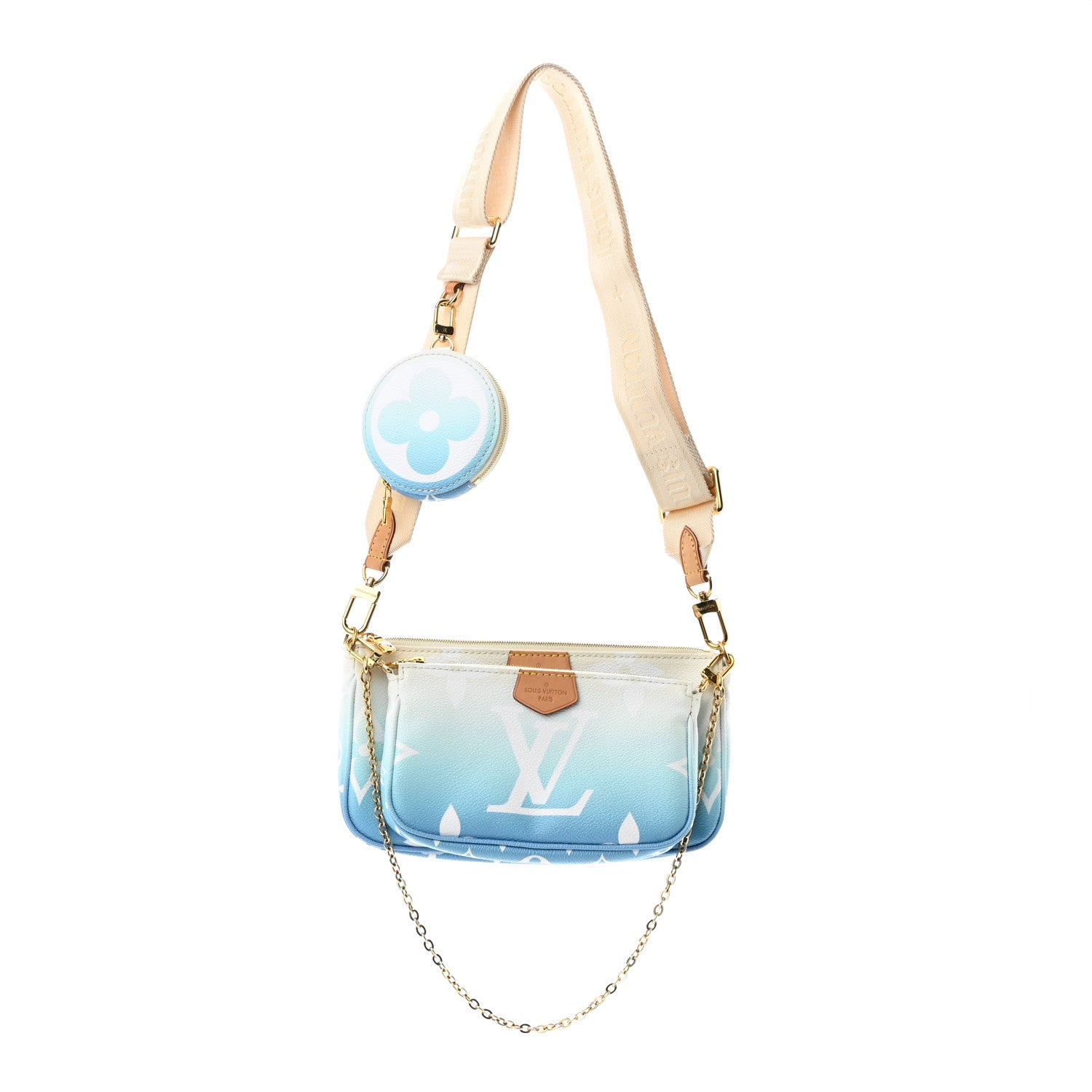 Louis Vuitton Monogram Giant By The Pool Multi Pochette Accessories Blue 1 of 11