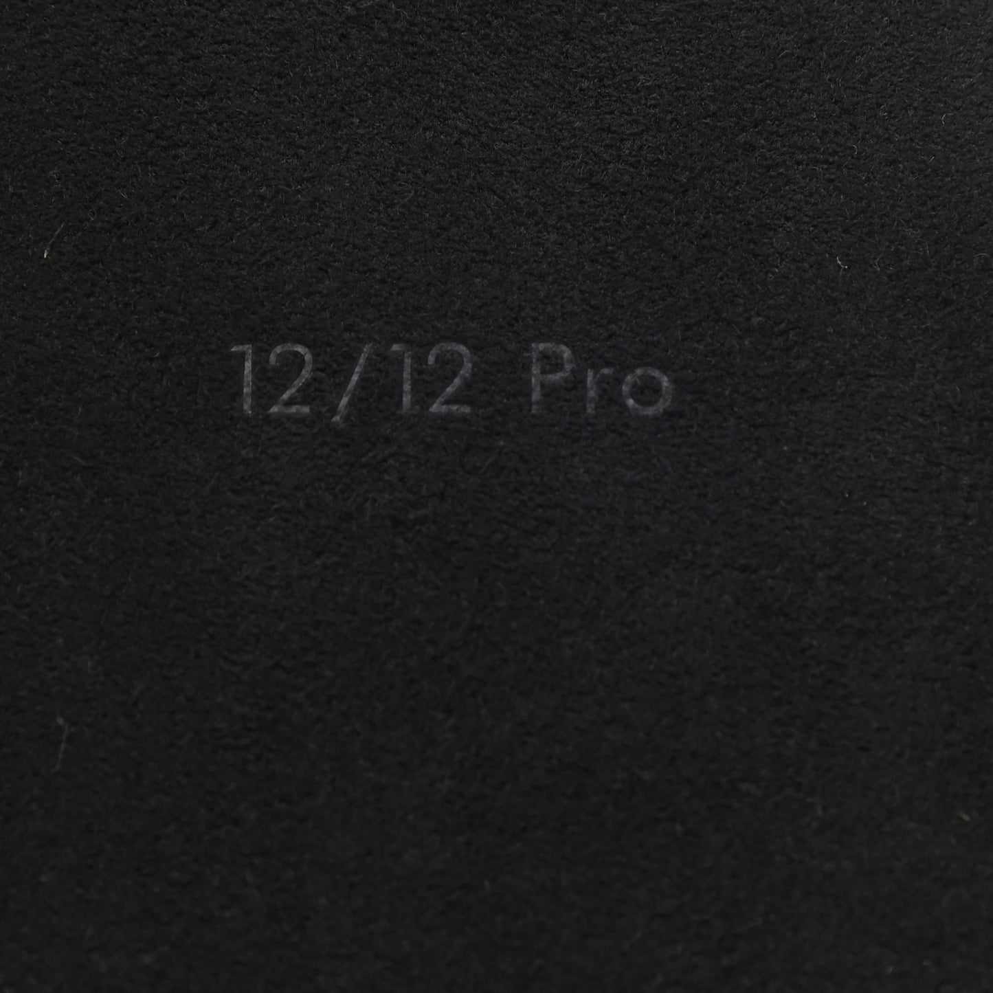 Monogram iPhone 12/12 Pro Bumper Black