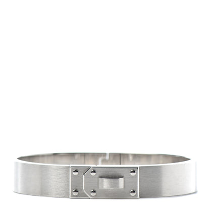 Hermes Brushed Palladium Kelly Men's Bracelet 1 of 4
