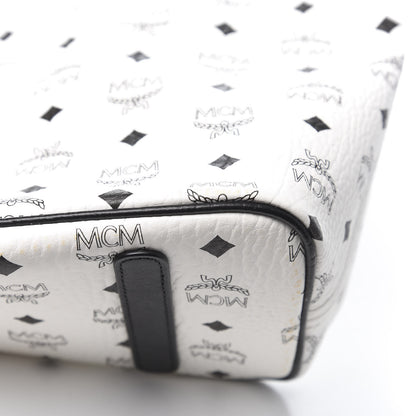 MCM Visetos Medium Project Reversible Shopper Tote White 17 of 22