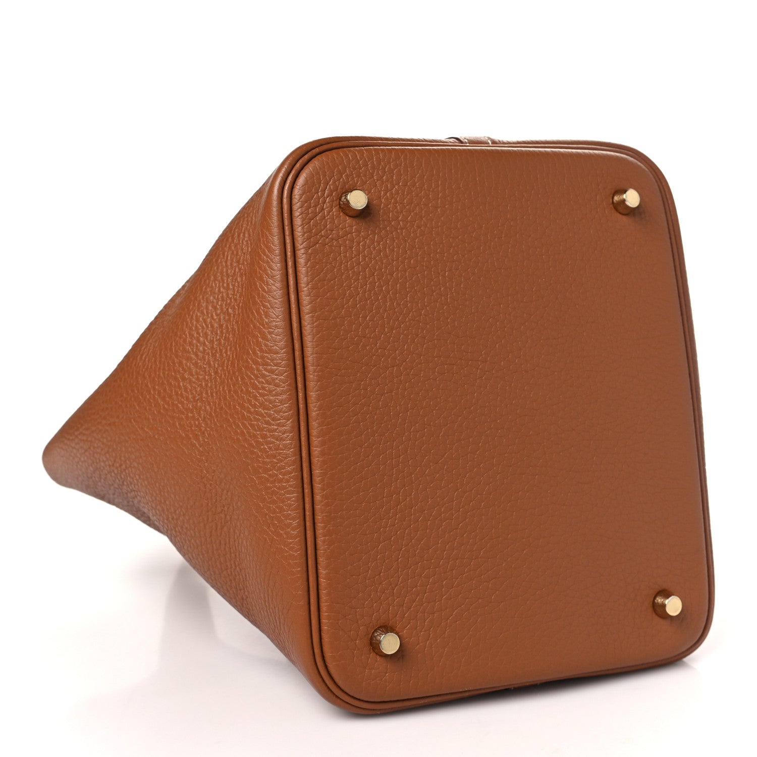 Hermes Taurillon Clemence Picotin Lock 22 MM Gold 4 of 11