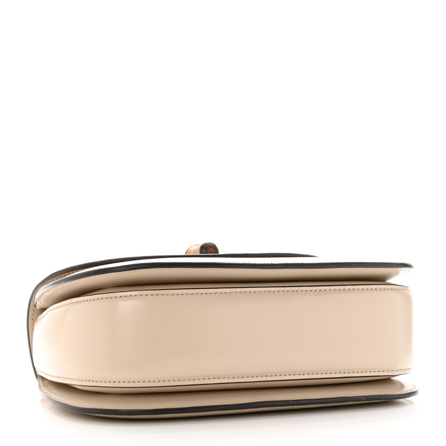 Gucci Boarded Dyana Lux Calfskin Web Small Bamboo 1947 Top Handle Bag Oatmeal 4 of 16