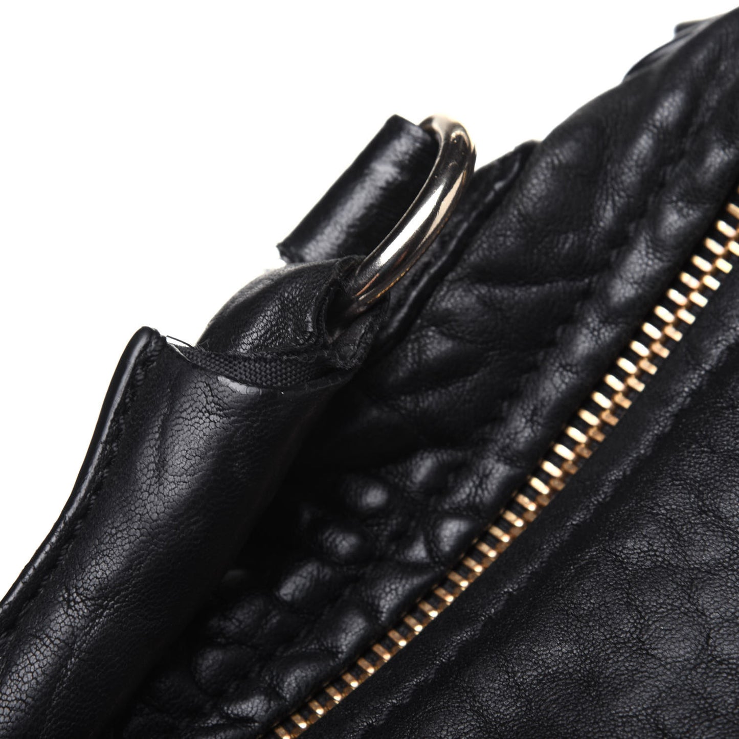 Pebbled Sheepskin Medium Pandora Black