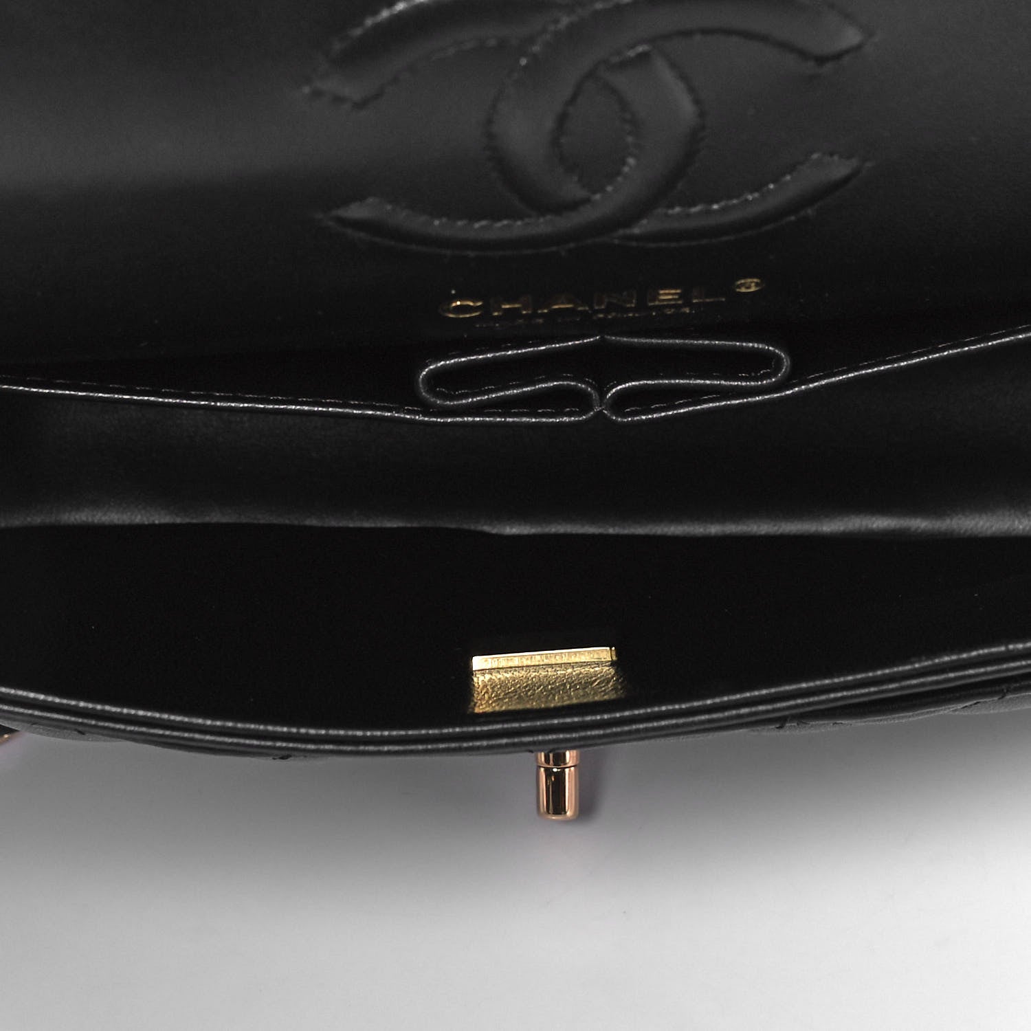 Chanel Lambskin Quilted Small Double Flap Black 5 of 12