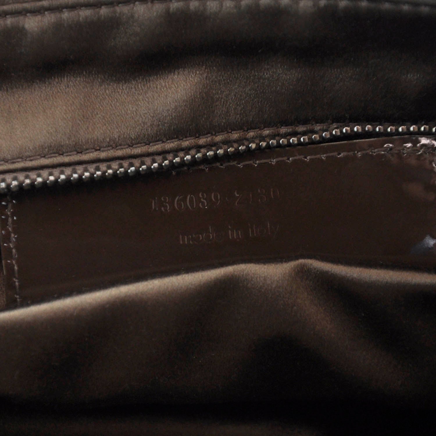 Balenciaga Satin Flat Chain Clutch Brown 6 of 7