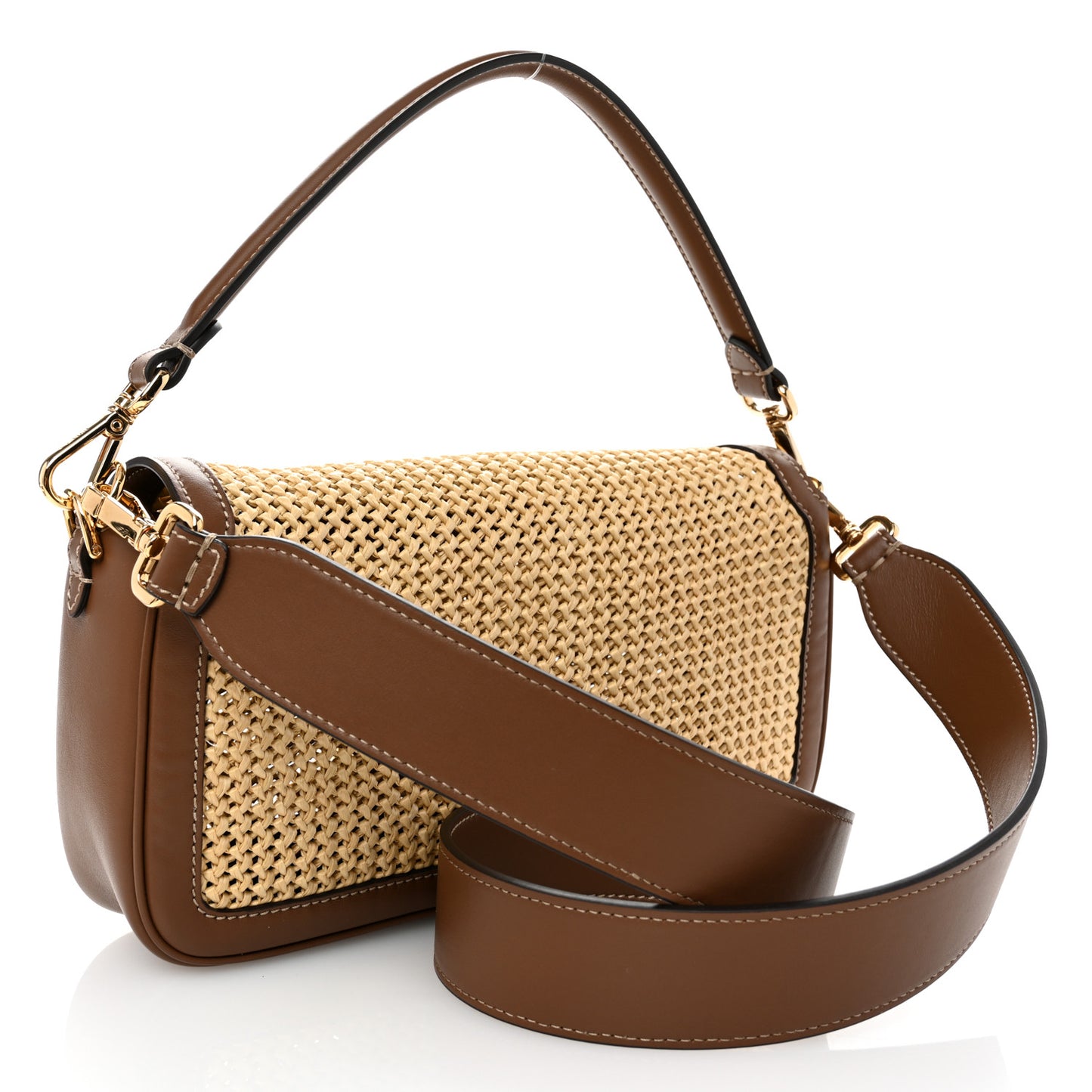 Macrame Crochet Baguette Natural Gianduia