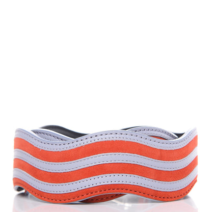 Fendi Suede Calfskin Waves Strap You Red 2 of 4