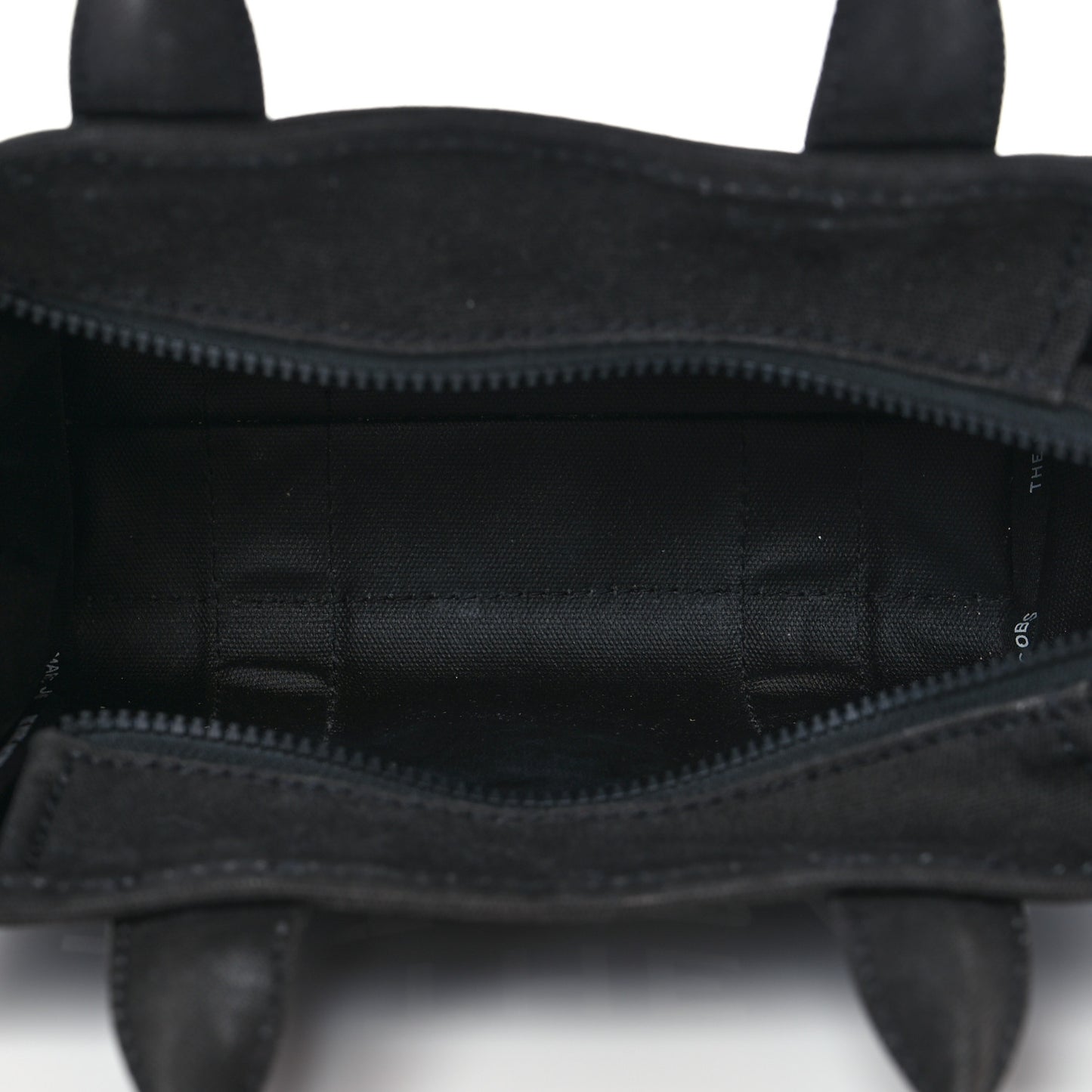 Cotton Canvas Mini The Traveler Tote Bag Black