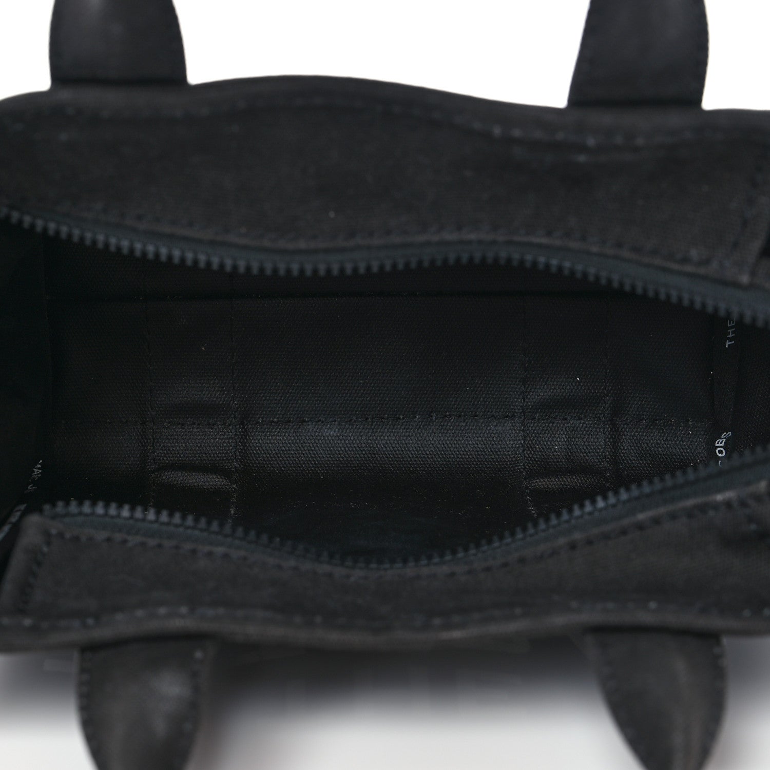 Marc Jacobs Cotton Canvas Mini The Traveler Tote Bag Black 5 of 14