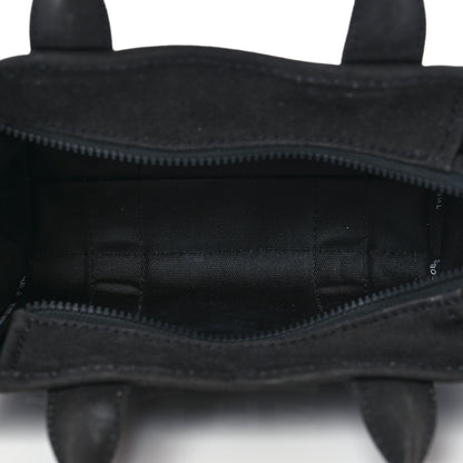 Marc Jacobs Cotton Canvas Mini The Traveler Tote Bag Black 5 of 14