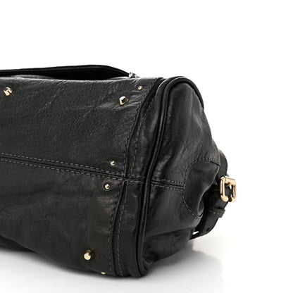Chloe Calfskin Medium Paddington Capsule Satchel Bleu Nuit 10 of 11