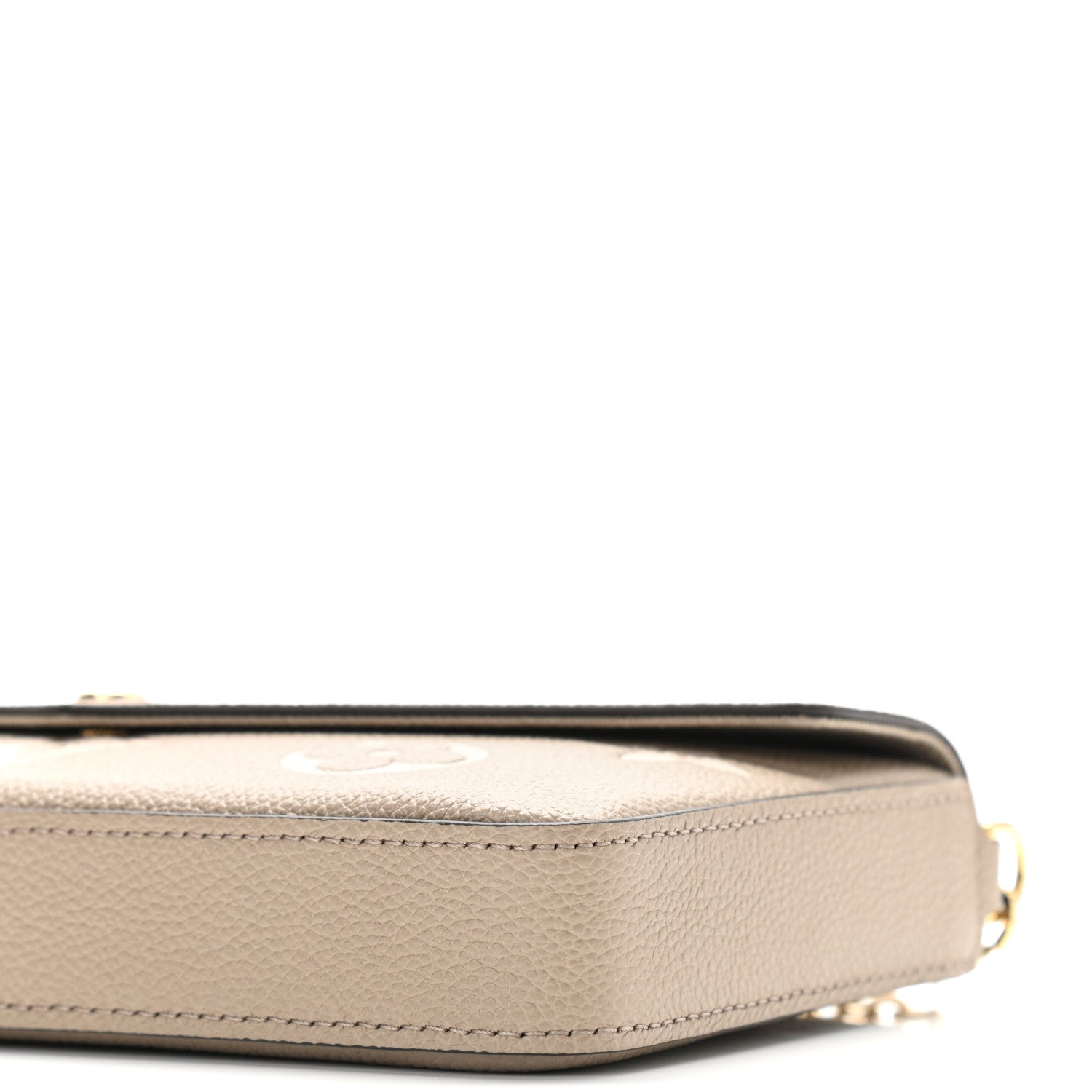 Louis Vuitton Empreinte Monogram Giant Felicie Pochette Tourterelle Creme 10 of 11