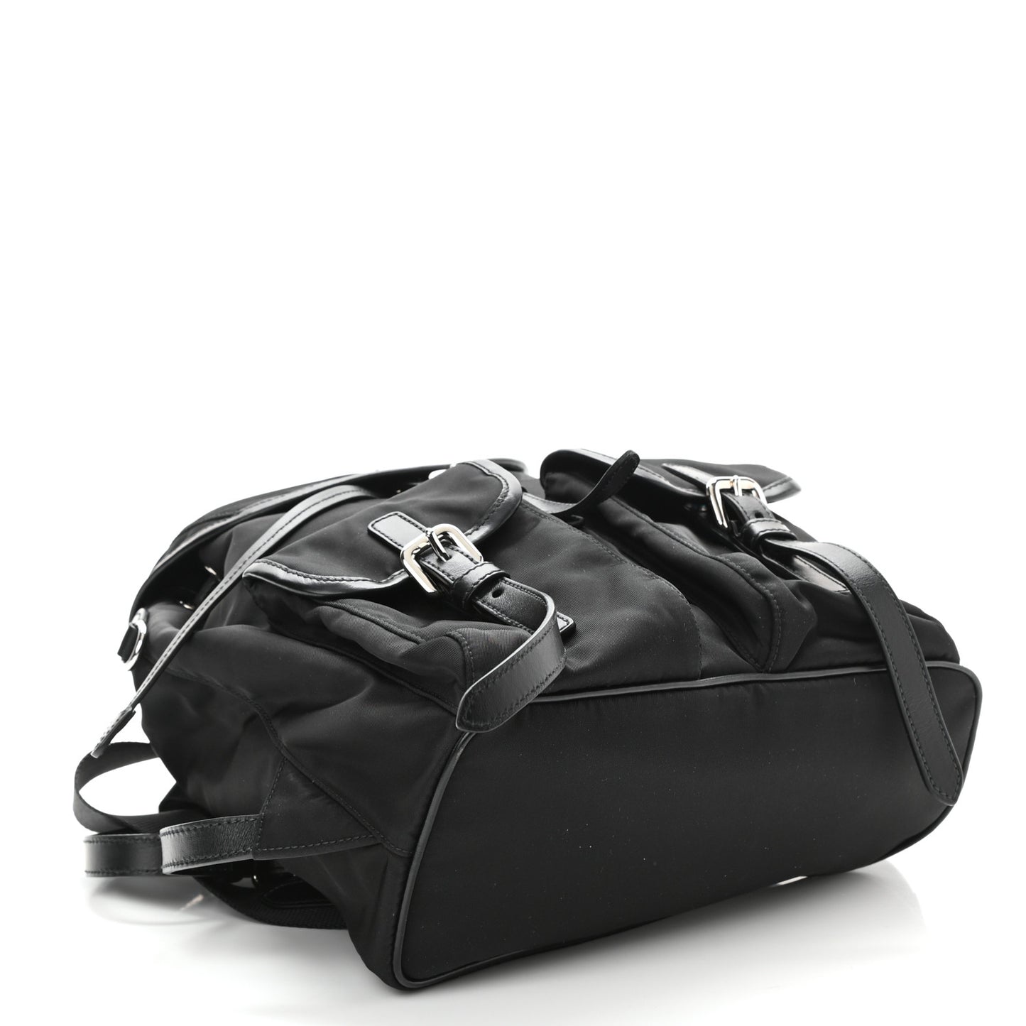 Tessuto Nylon Vitello Backpack Black