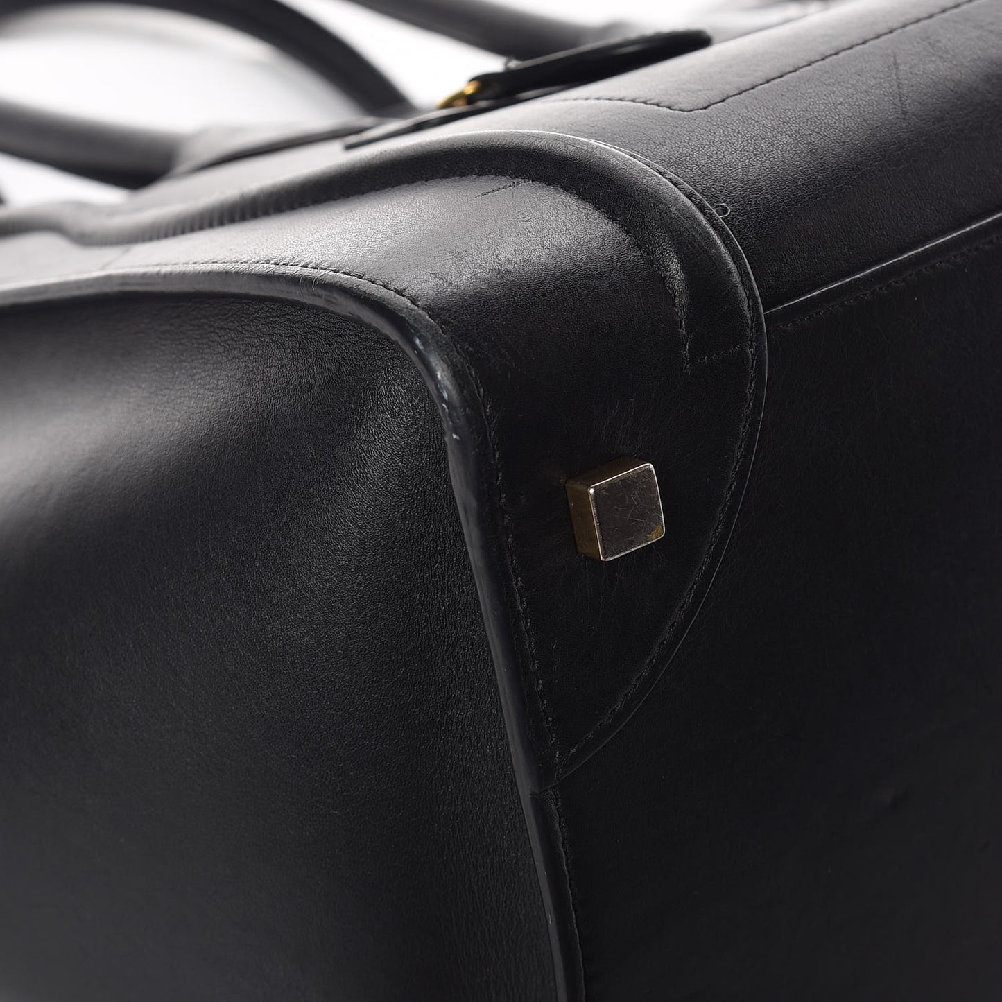 Smooth Calfskin Mini Luggage Black