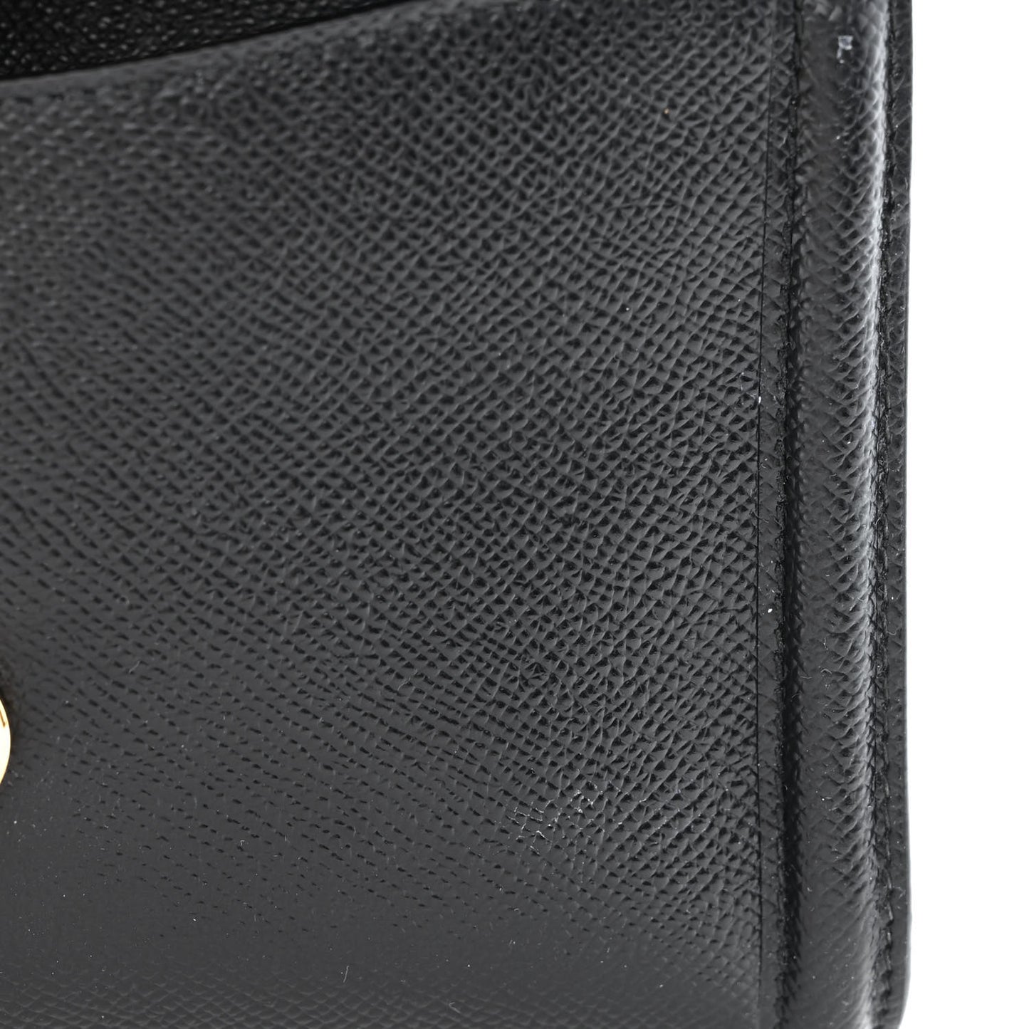 Hammered Calfskin Vara Bow Minibag Black