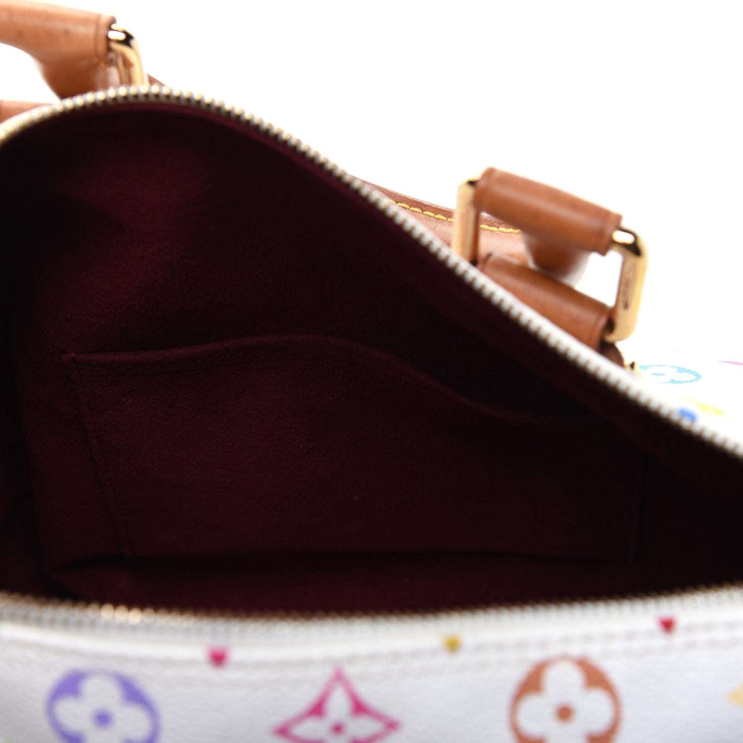 Louis Vuitton Monogram Multicolor Speedy 30 White 9 of 29
