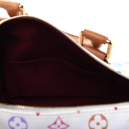 Louis Vuitton Monogram Multicolor Speedy 30 White 9 of 29