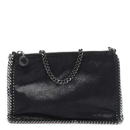 Stella McCartney Shaggy Deer Falabella Clutch Black 1 of 8