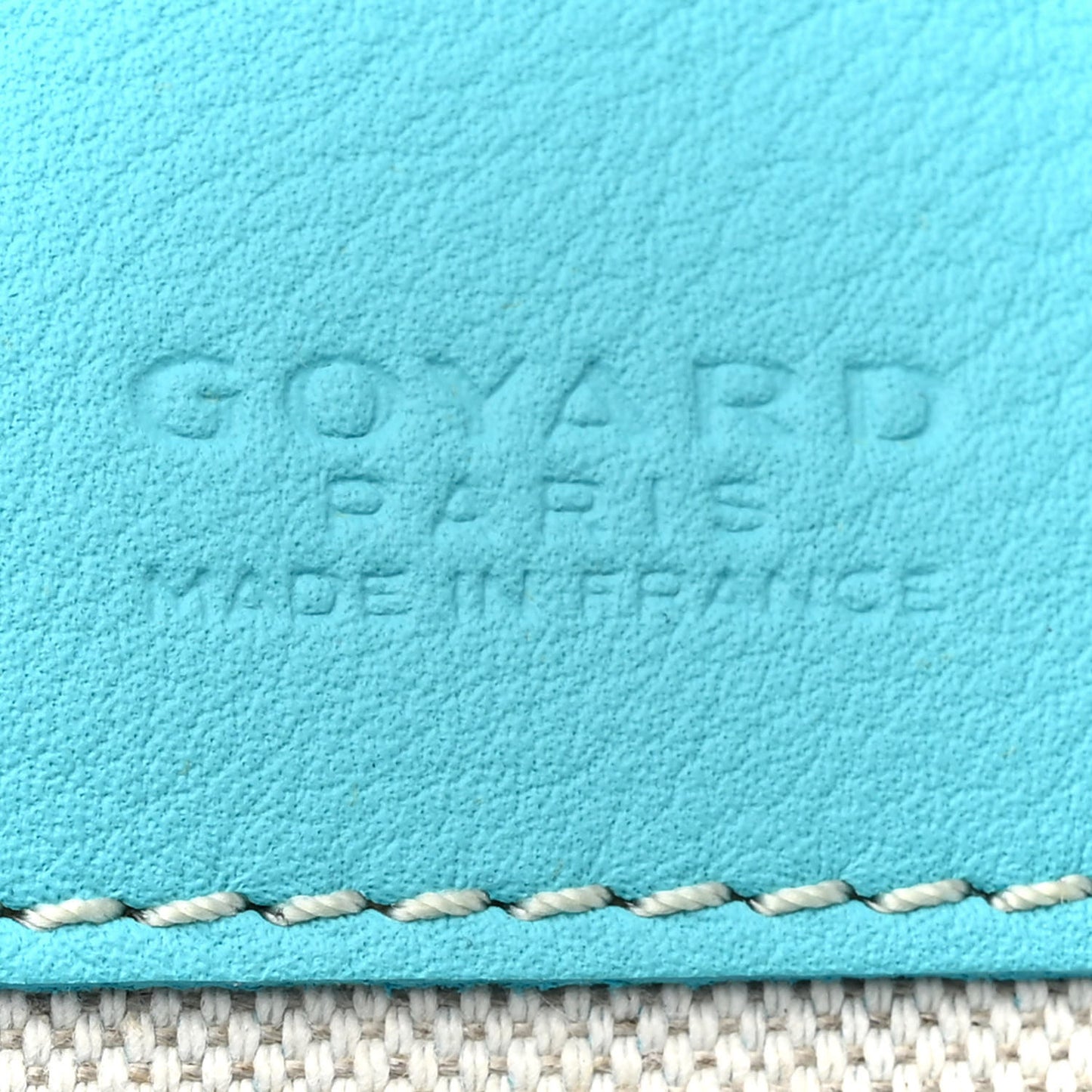 Goyardine Saint Louis GM Balise Beach Towel Set Turquoise