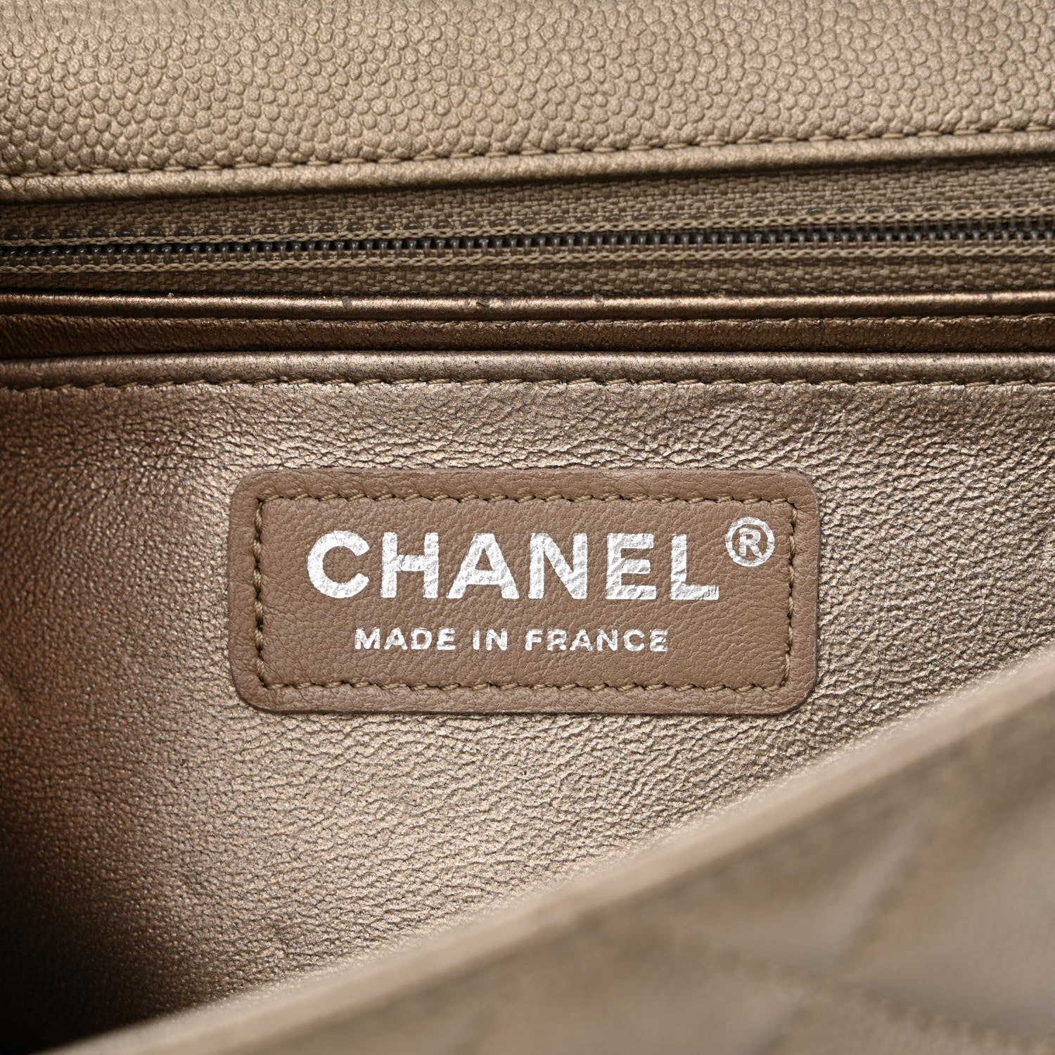 Chanel Iridescent Caviar Quilted Mini Rectangular Flap Bronze 6 of 11