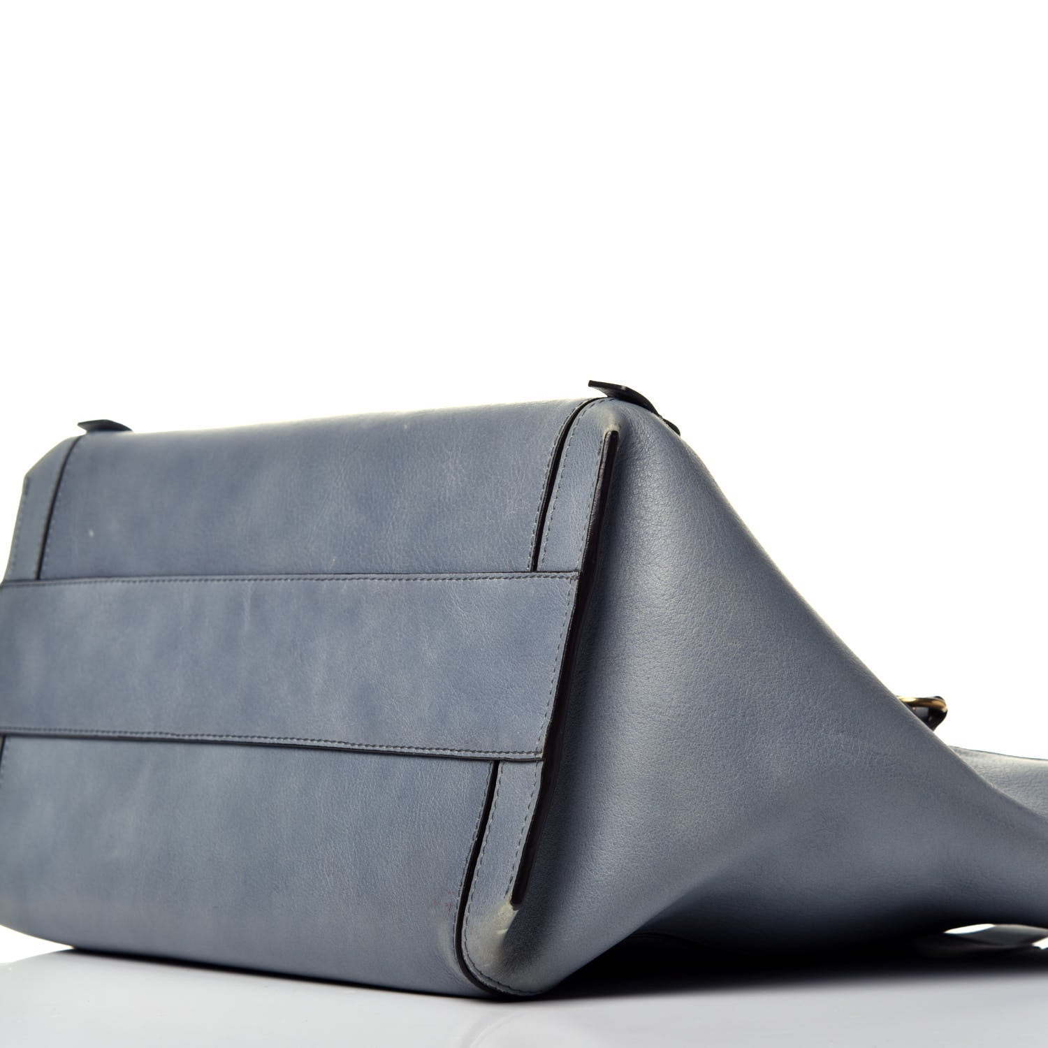 Chloe Smooth Calfskin Medium Milo Shopping Tote Cloudy Blue 9 of 9