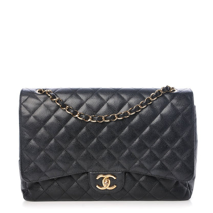 Chanel Caviar Quilted Maxi Double Flap Black 1 of 13