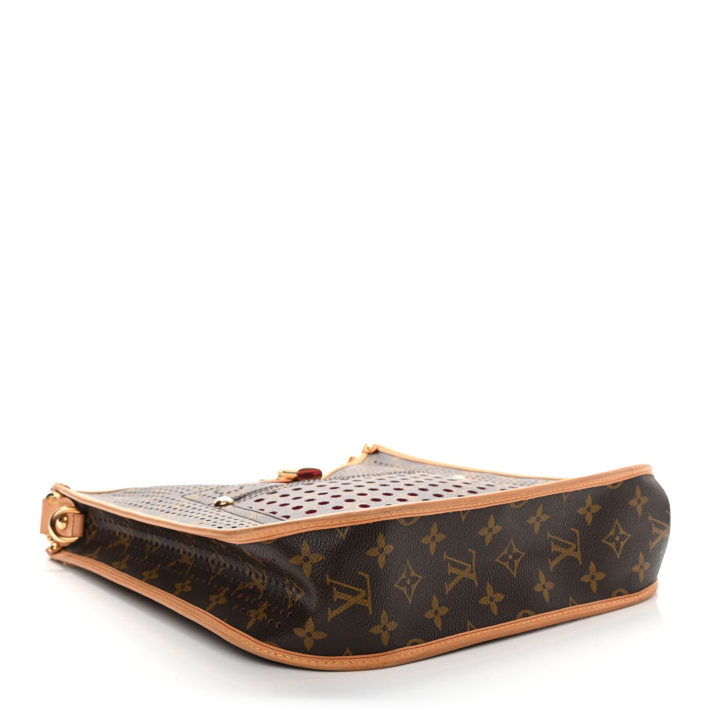 Monogram Perforated Musette Fuchsia