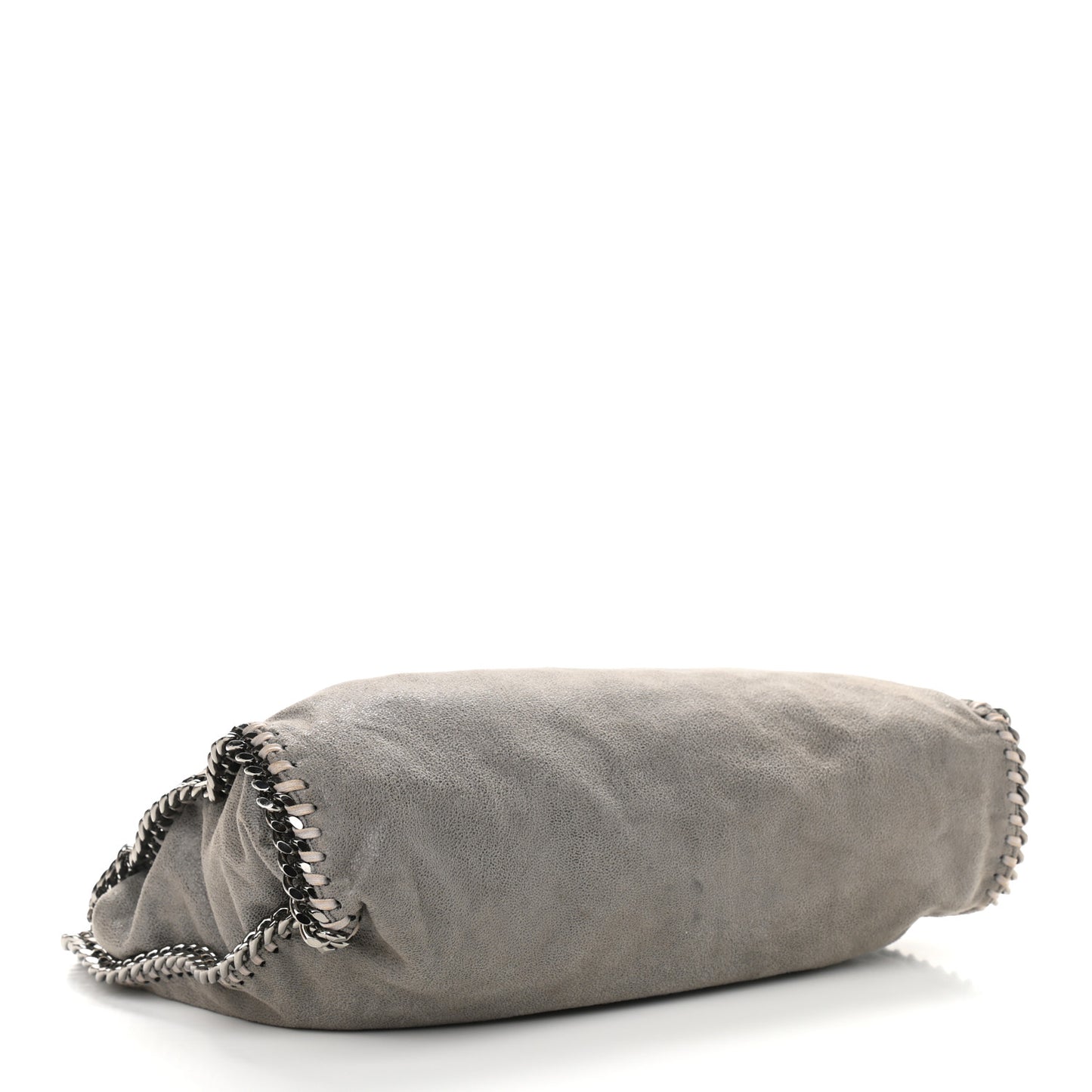 Shaggy Deer Falabella Fold Over Tote Grey