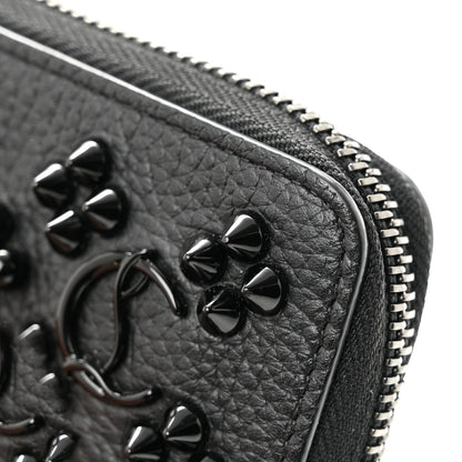 Christian Louboutin Calfskin Loubinthesky Panettone Coin Purse Black 9 of 9