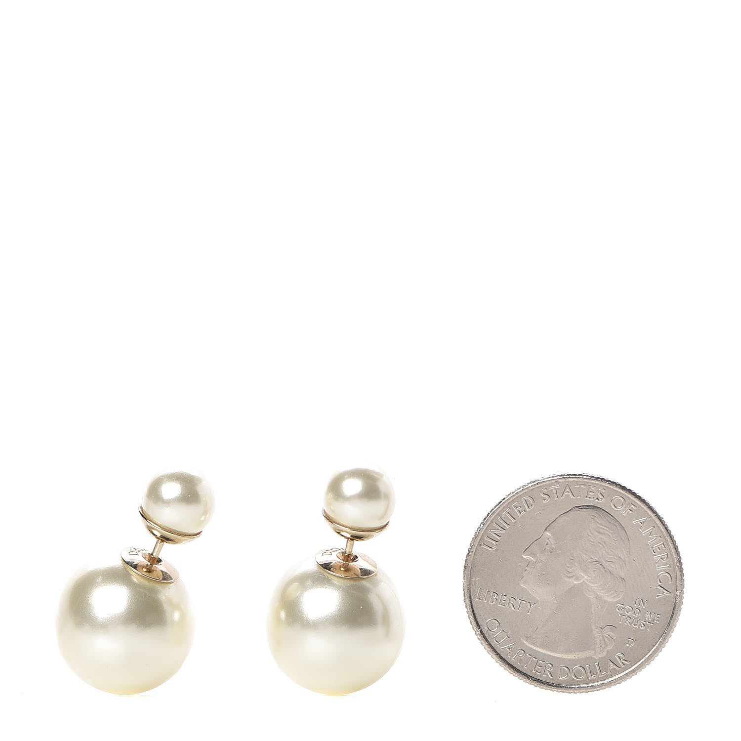 Christian Dior Pearl Mise En Dior Tribal Earrings 2 of 4