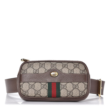 Gucci GG Supreme Monogram Ophidia Belted iPhone Case 85 34 Dark Brown 1 of 9