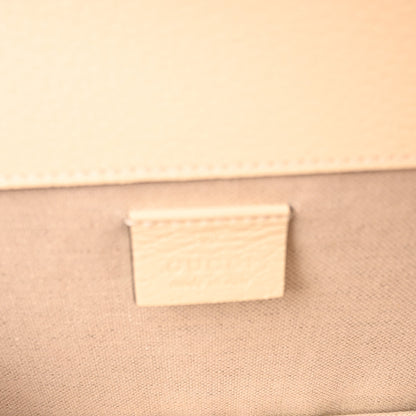 Gucci Textured Calfskin Crystal Small Dionysus Shoulder Bag Mystic White 5 of 10